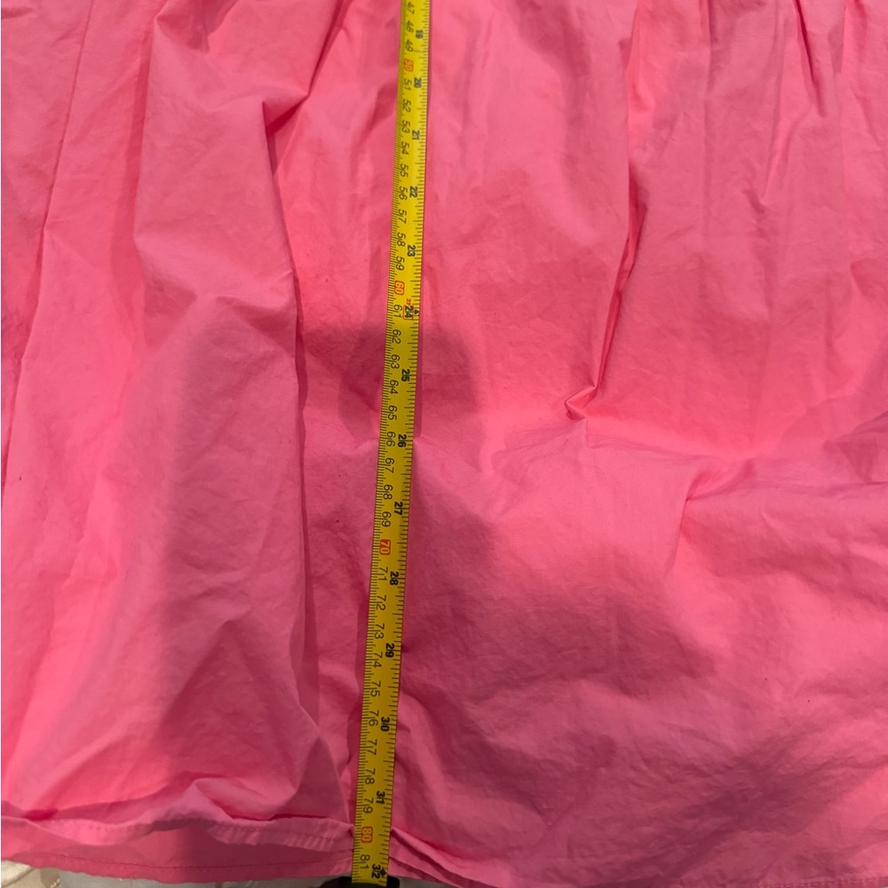 WHO WHAT WEAR Women’s asymmetrical tier pink ruffle short sleeve dress.  XXL - Picture 15 of 16